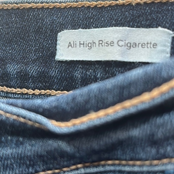 Women’s Frame Denim Los Angeles Ali High Rise Cigarette Blue Jeans Size 28 - Picture 5 of 6